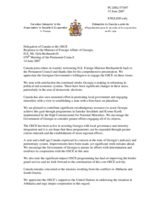 Statement by the Delegation of Canada in response to the Minister of Foreign Affairs of Georgia, H.E. Mr. Gela Bezhuashvili