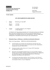 Journal of the 672nd Plenary Meeting of the Permanent Council (de)