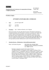 Journal of the 673rd Plenary Meeting of the Permanent Council (it)