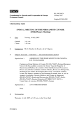 Journal of the 674th Special Meeting of the Permanent Council