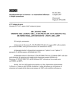 Permanent Council Decision No. 801 (it)