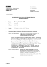 Journal of the 681th Special Plenary Meeting of the Permanent Council (de)