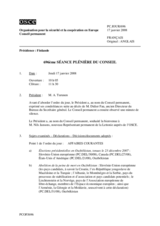 Journal of the 696th Plenary Meeting of the Permanent Council (fr)