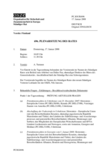 Journal of the 696th Plenary Meeting of the Permanent Council (de)