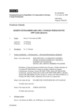 Journal of the 699th Special Plenary Meeting of the Permanent Council (es)