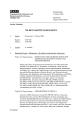 Journal of the 700th Plenary Meeting of the Permanent Council (de)