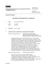 Journal of the 700th Plenary Meeting of the Permanent Council (it)