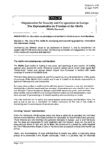 Non-paper from the OSCE Representative on Freedom of the Media, for circulation at the OSCE Conference on Anti-Semitism Non-paper from the OSCE Representative on Freedom of the Media, for circulation at the OSCE Conference on Anti-Semitism