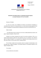Statement by the Delegation of France, also on behalf of the Russian Federation and the United States, on the Communiqué of the Co-Chairs of the OSCE Minsk Group regarding the "parliamentary elections" in Nagorno-Karabakh held on 23 May 2010 (fr)