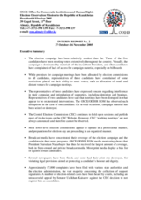 Kazakhstan, Presidential Election, 4 December 2005: Interim Report No. 2