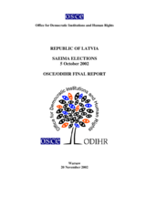 Latvia, Parliamentary Elections, 5 October 2002: Final Report