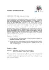 Azerbaijan, Presidential Election, 15 October 2008: Media-Monitoring Charts (Television) Azerbaijan, Presidential Election, 15 October 2008: Media-Monitoring Charts (Television)