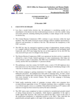 Ukraine, Presidential Election, 17 January and 7 February 2010: Interim Report No. 2 Ukraine, Presidential Election, 17 January and 7 February 2010: Interim Report No. 2