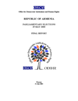 Armenia, Parliamentary Elections, 25 May 2003: Final Report