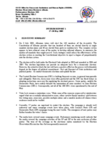 Albania, Parliamentary Elections, 3 July 2005: Interim Report No. 1