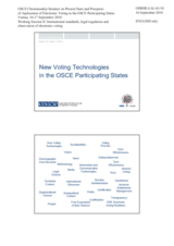 Presentation by Mr. Robert Krimmer, Senior Advisor on New Voting Technology, ODIHR