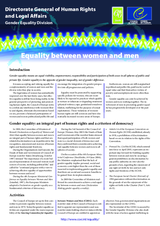Fact Sheet on Equality between women and men