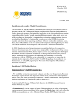 Kazakhstan and so-called &lt;Madrid Commitments&gt;