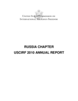 United States Commission on International Religious Freedom, 2010 Annual Report, Russia Chapter