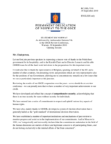 Statement by Amb. Guttorm Vik, Norway