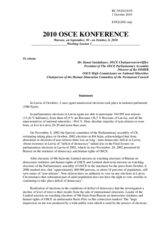 Statement by Victor Gushchin, Director of the Baltic Center of Historical and Socio-Political Researches