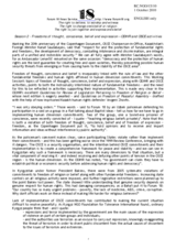 Statement by the Forum 18