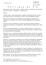 From the Paradigm of Lies to the Paradigm of Ethics