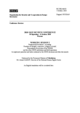 Statement by the Permanent Mission of Uzbekistan, Mr. Akmal Saidov, Director of the National Human Rights Centre