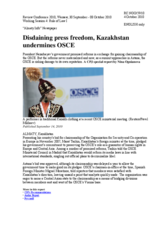 Contribution by the Almaty Info Newspaper