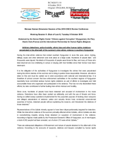 Statement by the Human Rights Center Citizens Against Corruption