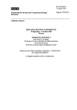 Statement by the Public Foundation "Nota Bene"- Tajikistan, Ms. Nigina Bakhrieva