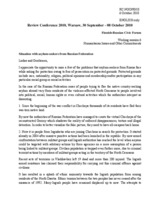 Situation with asylum-seekers from Russian Federation