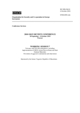 Statement by the former Yugoslav Republic of Macedonia