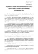 Statement by the France