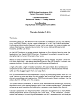 Statement by Mr. Yves Beaulieu, Deputy Head of the Delegation of Canada