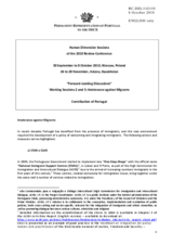 Contribution of Portugal