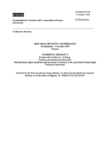 Statement by the Pour les reformes democratiques et la protection des droits de la minorite nationale en Ouzbekistan in Belgium, Mr. Dilshod TILLAHODJAEV