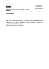 Statement by the Delegation of the Russian Federation on the parliamentary elections in Kyrgyzstan