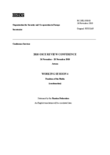 Statement by the Russian Federation