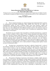 Statement by the Holy See