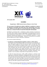 Statement by Article19