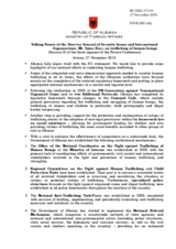 Statement by Albania