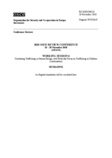 Statement by SUCHASNYK