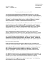 Written Contribution by the Community of Democracies