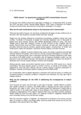 Written Contribution by the International Committee of the Red Cross