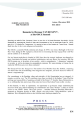 Statement by H.E Mr. Herman Van Rompuy,President of the European Council, European Union