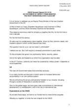 Statement by H.E. Mr. Nick Clegg MP, Deputy Prime Minister and Lord President of the Council, United Kingdom