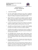 Belarus, Presidential Election, 19 December 2010: Interim Report No. 2