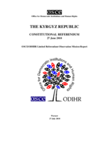 Kyrgyzstan, Constitutional Referendum, 27 June 2010: Final Report