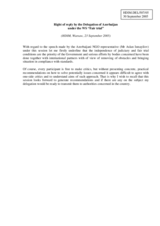 Right of reply under the WS "Fair trial"